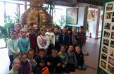 Przedszkolaki z Ruszczy z wizytą w Domu Malarek w Zalipiu