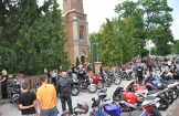 Motocykliści  wzięli udział w Mszy Świętej w Kościele Św. Marcina w Połańcu